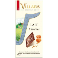Швейцарский молочный шоколад Villars с кусочками карамели