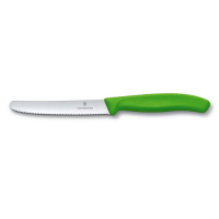Нож для томатов и сосисок зелёный 6.7836.L114 Victorinox